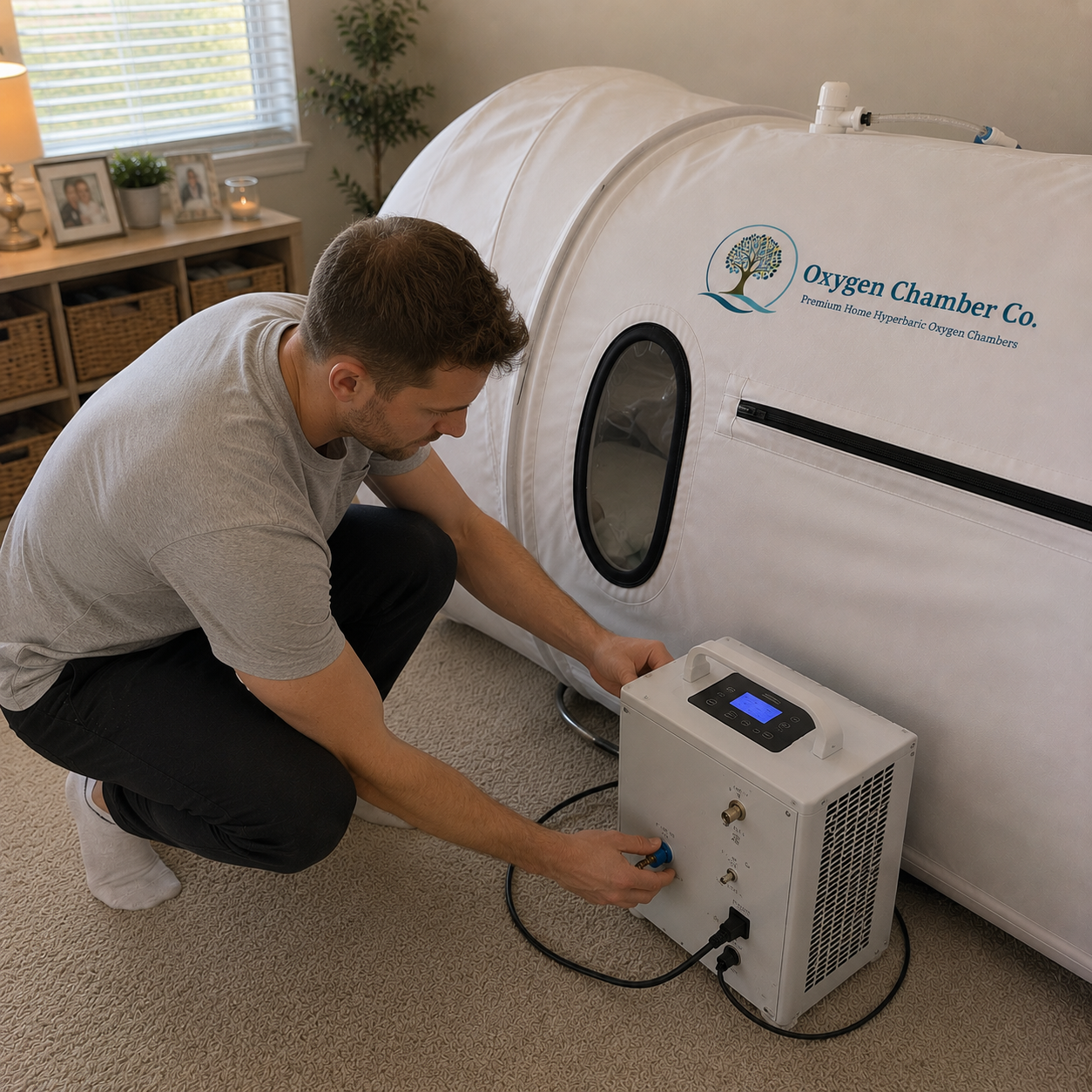 Oxygen Chamber Set up